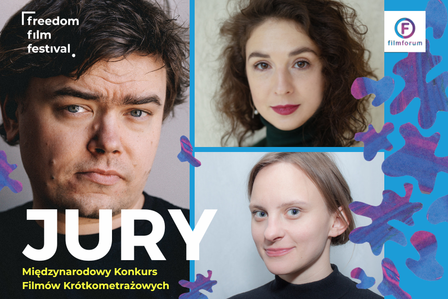 grafika przedstawiająca jury Konkursu Międzynarodowego 4. FREEDOM Film Festival